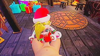 Jinx Delivers Hot Holiday Pleasure with Seductive Blowjob Fun