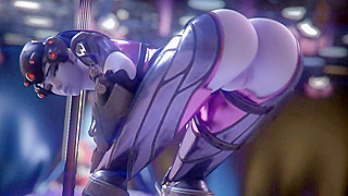 Widowmaker Tempts Fate with Lush Curves Then Takes It Deep