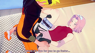 Sakura Surrenders to Narutos Burning Desire Beneath the Full Moon – A Forbidden Shinobi