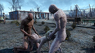Zombie Orgy Erupts at Fallout Plantation – Wild Three-Way Chaos Ensues