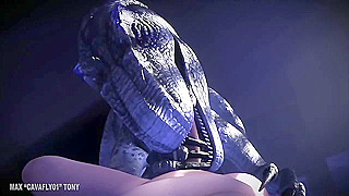 T-Rex Temptation POV: Fierce Dinosaur Pleasure Ride in Jungle Heat