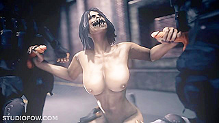 Mileena Dominates with Fiery Strokes Wild Ride Action – Seductive Encounter