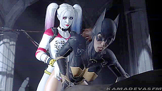 Harley Quinn Takes in Wild Futanari Showdown with Batgirl