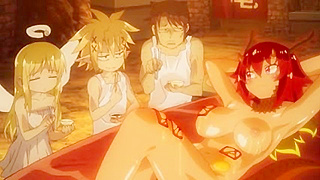 Crew Enjoys Sultry Encounter with Voluptuous Salamander Girl in Hot Hentai Fantasy
