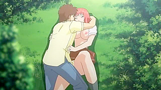 Teen Experiences Steamy Bush Encounter in School Uniform Post-Class