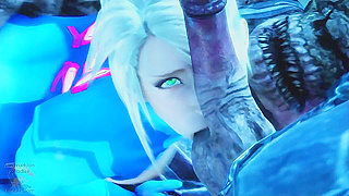 Samus Aran Embraces Alien Thrusting Bliss in Steamy Sci-Fi Encounter