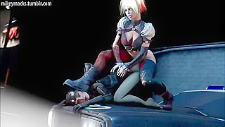 Harley Quinns Futa Fever Burns Up Steamy Lesbian Night with Catwoman