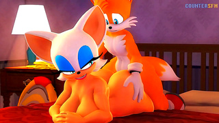 Tails Sweeps Rogue Into Wild Hentai Adventure Ending With Steaming creampie