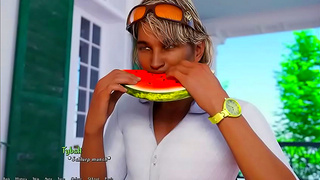 VN Babe Takes Heartbreaking News Then Dives Into Wild 3D Hentai Action