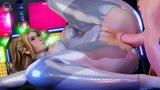 Samus Surrenders to Fiery Alien Embrace in Sensual 3D Hentai Tryst