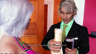 Secret Rendezvous: 3D Anime Couple Explores Forbidden Desires in Steamy VN World