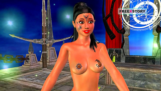 Curvy Indian Goddess Tempts Fate with Juicy Banana Play in Steamy Hentai