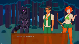 Campfire Nights Throbbing Desires: Busty Campers Horny Escapades