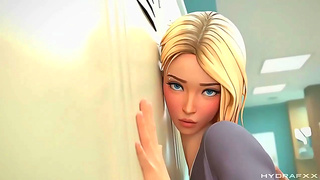 Luscious Anime Vixen Dances Seductively to Heat-Pumping Rhythms