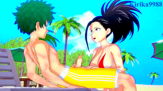 Momo Warms Kyoukas Heart in Steamy My Hero Rendezvous