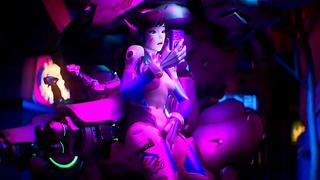 Overwatch Girls Ignite Forbidden Desire in Hot Hentai Tryst