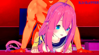 Nadesico Aoi Seduce Older Gentleman in Wild Hentai Cream Pie Dream