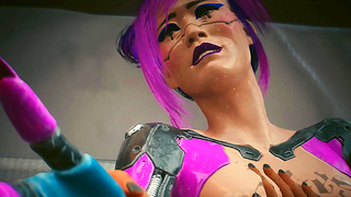 Rita Wheelers Steamy Neon-Lit Tryst in Cyberpunk 2077 Fantasy
