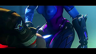 Widowmaker Tempts Tracer in Hot Overwatch Futa Encounter