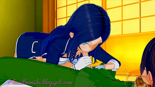 Yolanda Ignites Steamy Desires with Hot Blowjob Handjob in Koikatsu Encounter