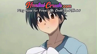Maid Pleasures Otaku with Wild Blowjob in Hot Hentai Action