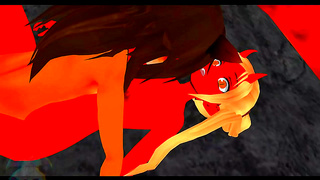 Young Fox Boy Yields to Demons Tempting Embrace in Hot Hentai Tryst