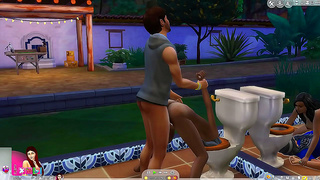 Step-Grandmas Forbidden Pleasure Ride in The Sims 4 Fantastical Realm