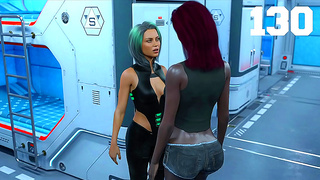 Ecua MILF Adrift in Deep Space — Steamy 3D Alien Tryst Begins