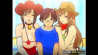 Busty Twin Temptations Ignite Shy Nerds wildest Fantasies in Hot Mnage