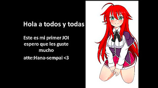 Rias Commands Sensual JOI Control in Hot Hentai Fantasy Scene