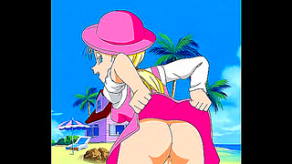 Marron Tempts with Luscious Curves in Steamy Dragon Ball Encounter