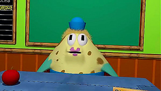 SpongeBob Patrick Seduce Mrs. Puff in Hot Driving Lesson Fantasy