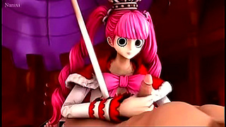Perona Seduces Crewmate with Hot Blowjob in Steamy One Piece Fantasy