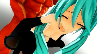 Mikus Seductive blowjob With Sweet Moans – Steamy MMD Fantasy Encounter