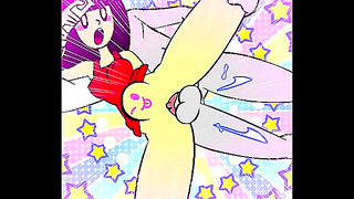 Rhythm Haven Beauty Rides Huge Dick in Hot Animated Sex Scene