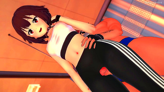 Megumin Dominates After Workout in Hot Infirmary Tryst
