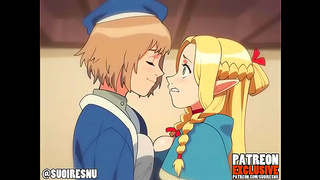 Elfgirl Tangles Lovers in Magic Vines for Wild Double Penetration Fun
