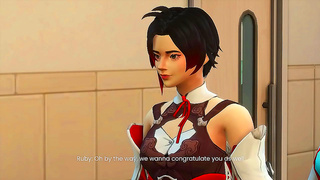 Ruby Sparks Ignite Blakes Lust in Steamy RWBY Fantasia Adjusted slightly over