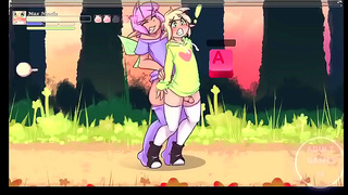 Elven Goddess Seduces Hero in Sultry Anime Fantasy Tryst