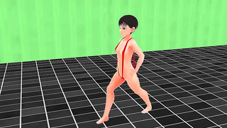 Busty Bunny Dives into Hot Pool Action in Tiny Bikini Tease