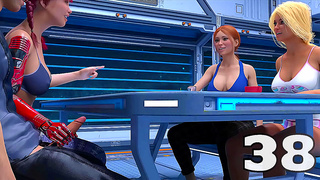 Voluptuous Alien Goddess Seduces Hero with Hot Cyberpunk Fantasy Fling