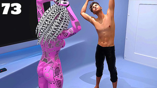Curvy AI Seduces Lone Astronaut with Hypnotic Yoga in Zero Gravity