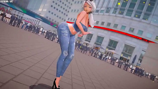 Willow Seduces JIJCJI with a Sultry Dance in Hot RWBY Fantasyscape