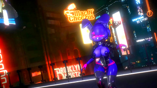 Bonnie Ignites Fantasy with Seductive K-Pop Dance in FNF 3D Realm