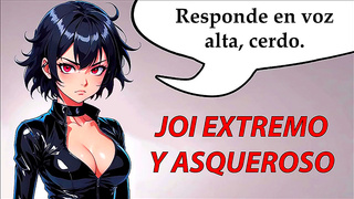 Spanish Dominatrix Delivers Filthy JOI Anal Humiliation