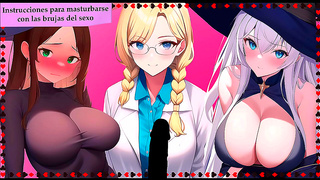 Seductive Witch Takes Control in Hot Spanish Hentai JOI Encounter