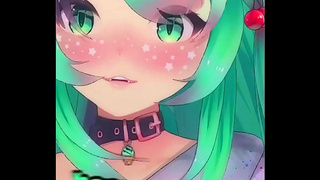 Busty MintzeyMoon Teases with Seductive Anime Feet Alluring Curves