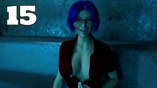 Blue-Haired Milfs Cosmic Cream Pie Ride in Floating Zero-G Lust Fest