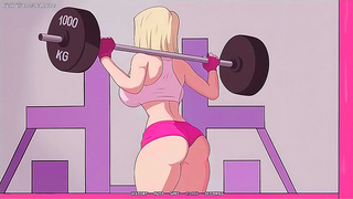 Curvy DBZ Wife Teases You in Hot 3D Bedroom Fantasy