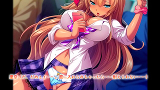 Curvy Hentai Beauty Drops Her Phone for Hot Oral Pleasure Encounter